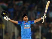 Shubman Gill became the second Indian batter to outscore an opposition's total in T20Is